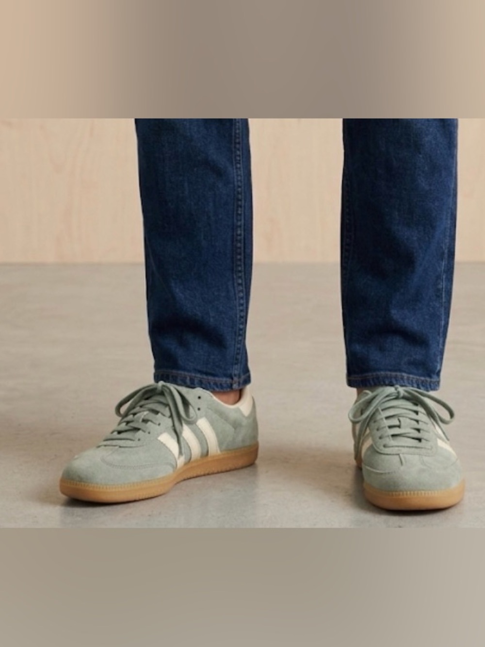 Adidas Samba OG Sage Green Suede Men’s Sneakers Size 7 (B172)